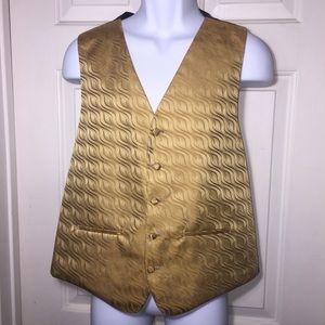 COPY - Vintage Bachrach 100% Silk Gold Vest